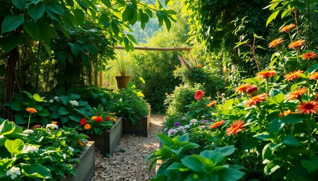 A garden sustainable