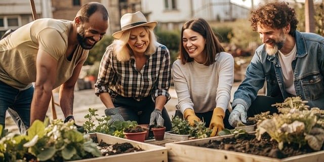 sustainable practices agriculture climate change Community garden